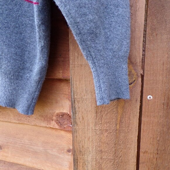 Alan Paine 100% Lambswool Men's Crewneck Gray Sweater. Made in England. EUC. - Picture 6 of 10